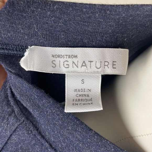 nordstrom signature womens Size Small Mixed Media sweater Lace Preppy Luxury - Picture 6 of 9